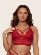 Brooke Bralette : Raspberry Red