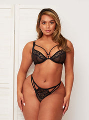 Artemis Bra & Brief Set : Midnight Black