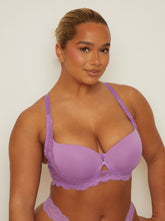 Daley Lace T-shirt Bra : Amethyst Orchid