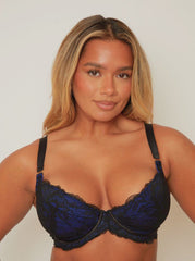 Plunge Bra Bundle : Black & Devil Blue