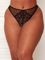 Savannah Bralette & Brief Set : Midnight Black