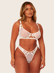 Aphrodite Balcony Bra : Ice White