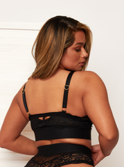 Gia Bralette : Midnight Black