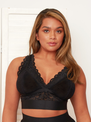 Francine Bralette : Midnight Black