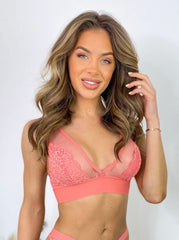 Callie Bralette : Shell Pink