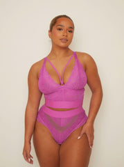 Gia Bralette : Vibrant Purple