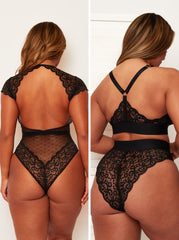 Tutti Threesome Lace : Midnight Black