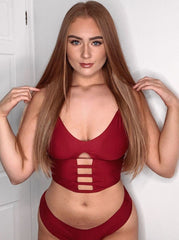 Andie Set : Wine Red