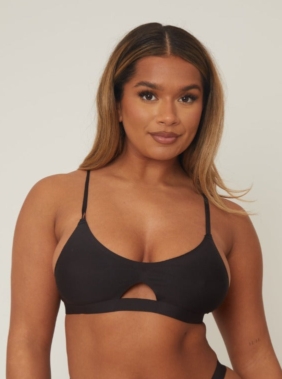 Harley Bralette : Jet Black