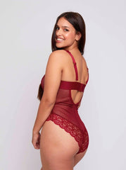 Madison Bodysuit : Claret Rose