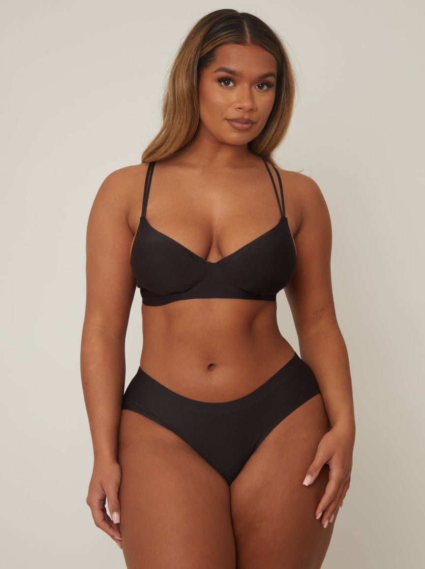 Frankie Bralette : Jet Black