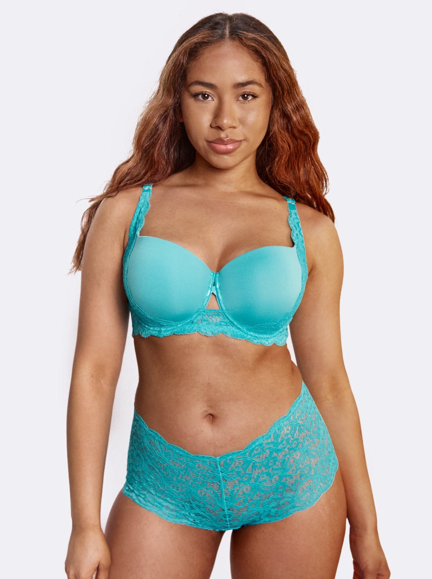 Venus comfy and cute brief shorts in bluebird blue